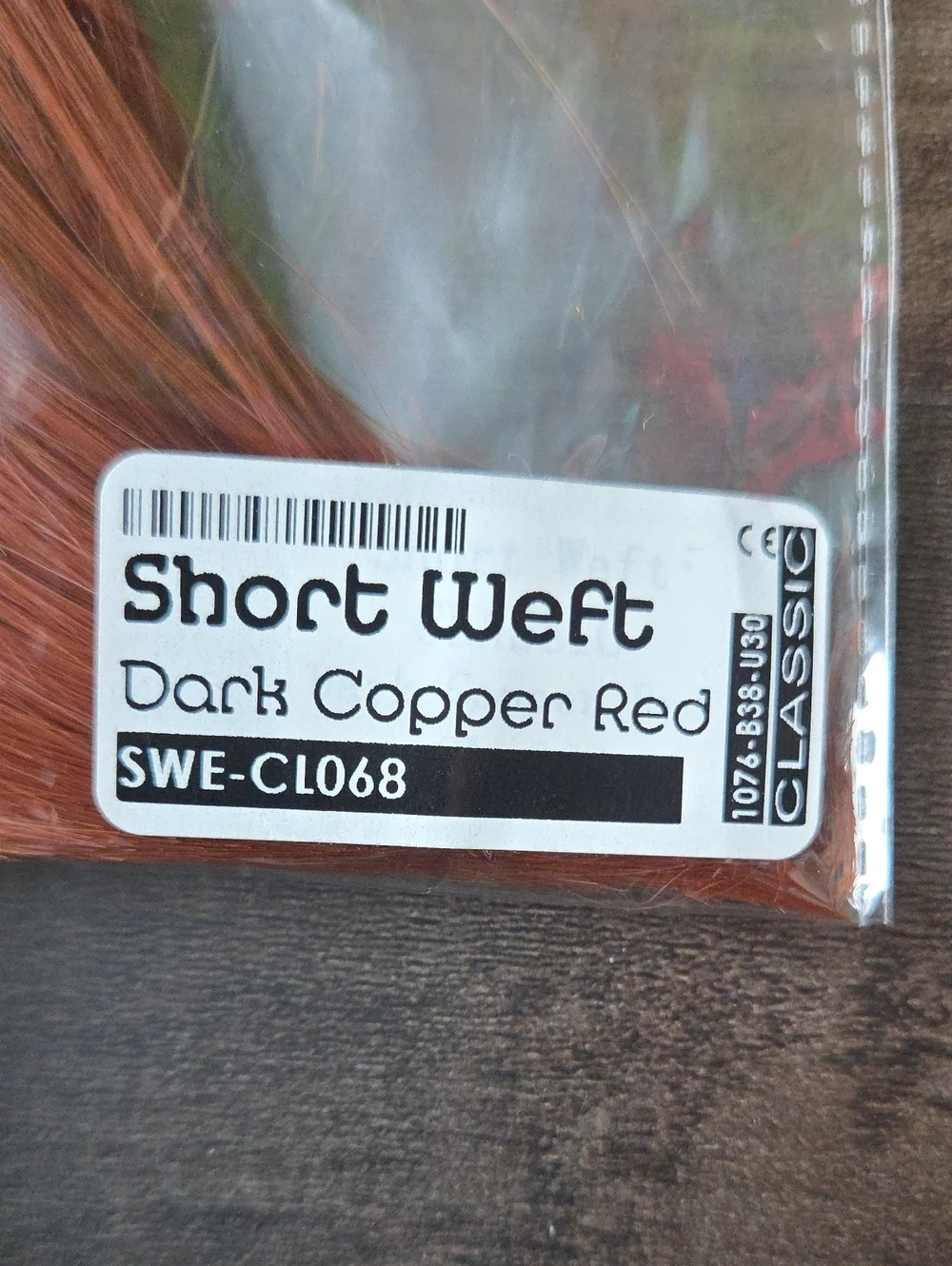 Arda Wigs - Short Weft in Dark Copper Red (SWE-CL068)